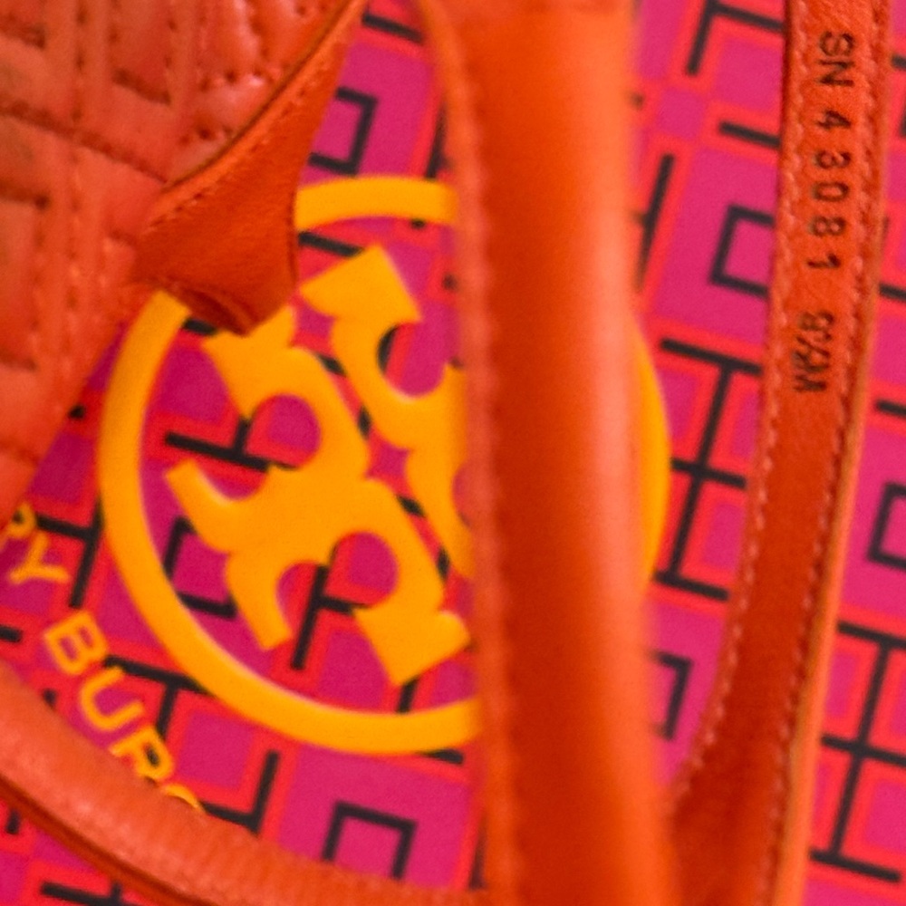 Tory Burch Vibrant Orange Sandals